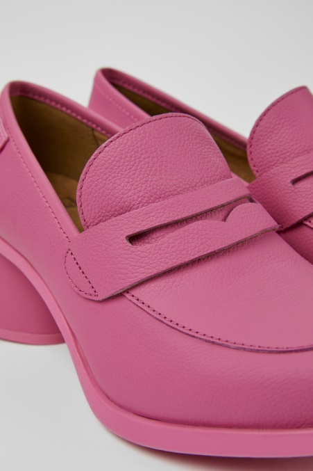 Kiara Rosa Leder Heels Exklusiv Camper De