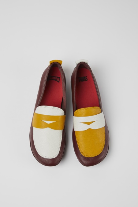 Twins Mehrfarbige Lederschuhe Für Damen Exklusiv Camper De