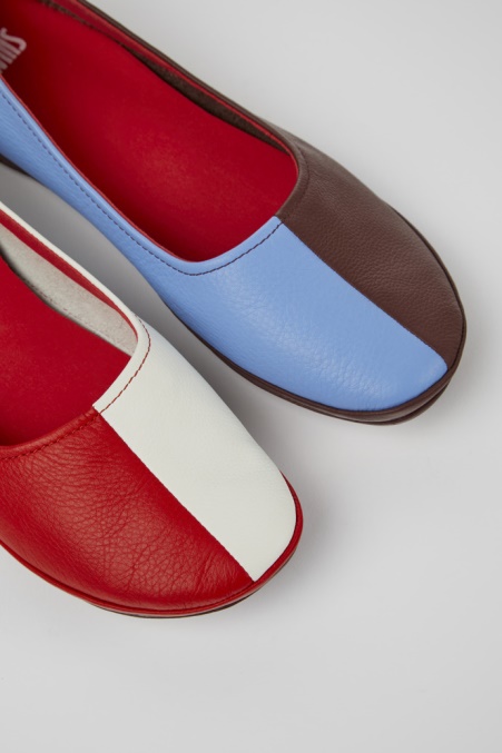 Design Twins Mehrfarbige Lederschuhe Für Damen Camper De