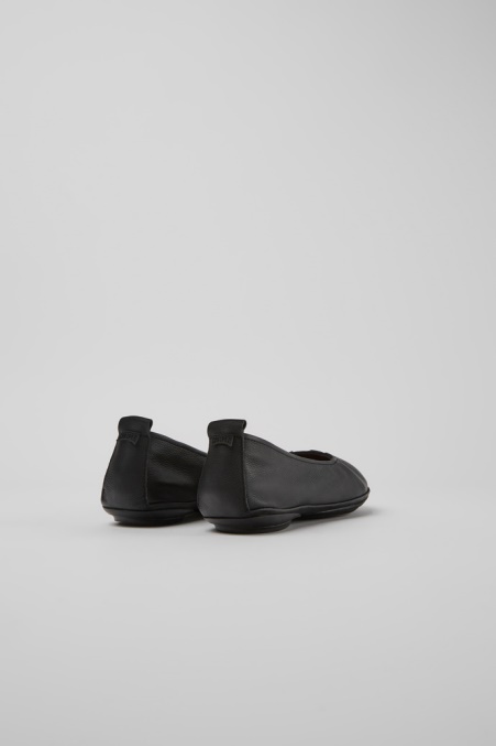Camper De Right Ballerinas Aus Schwarzem Leder Für Damen Neu Eingetroffen