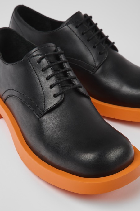 Camper De Design Mil 1978 Schwarze Lederschuhe Für Damen