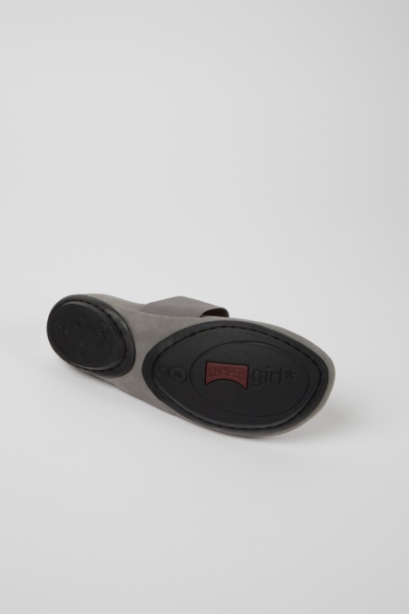 Camper De Design Right Graue Nubuk Ballerinas Für Damen