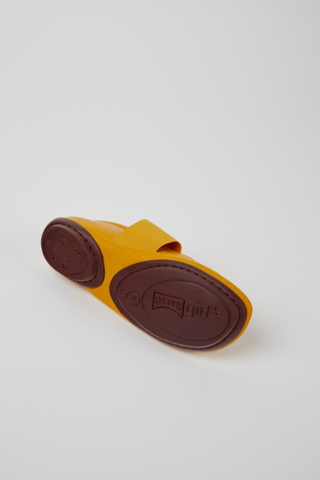 Rechts Gelbe Leder Ballerinas Für Damen Exklusiv Camper De