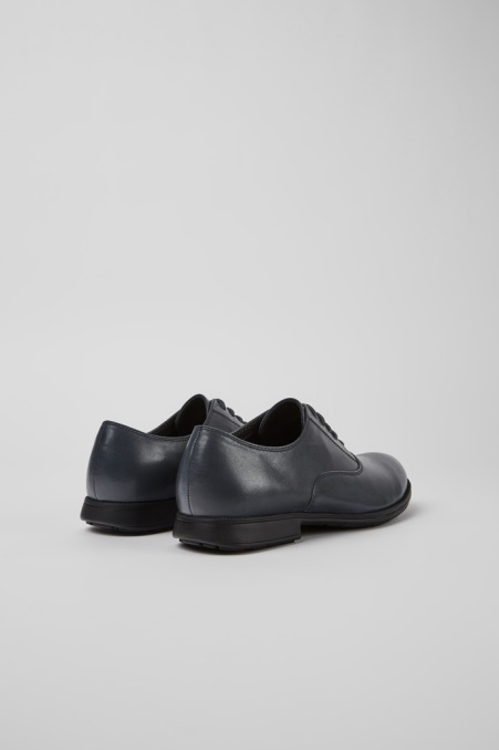 Camper De Design Mil Schwarze Lederschnürschuhe Für Damen