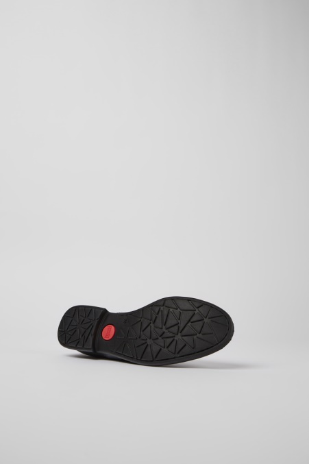 Camper De Design Mil Schwarze Lederschnürschuhe Für Damen