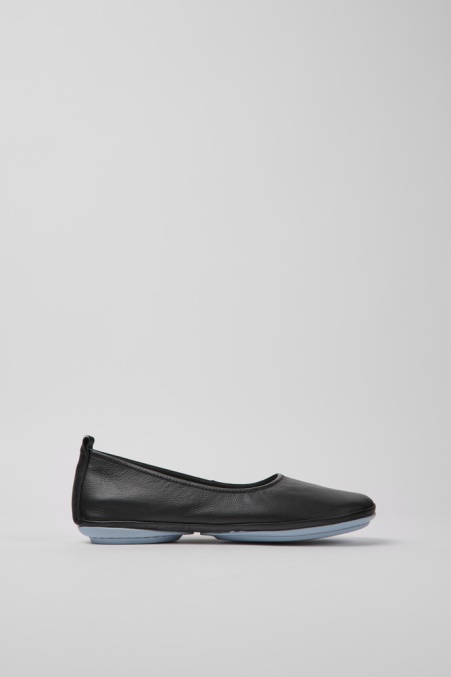 Exklusive Camper De Rechts Schwarze Lederschuhe Für Damen