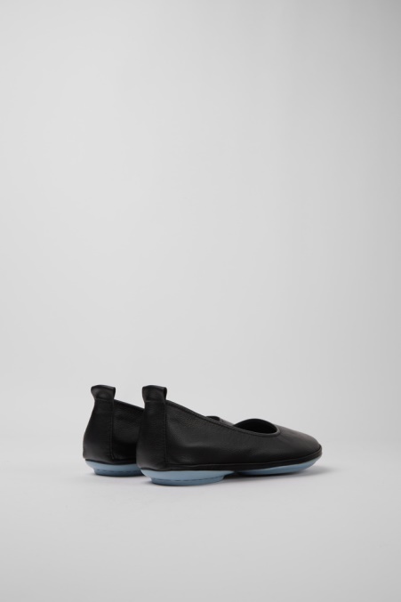 Exklusive Camper De Rechts Schwarze Lederschuhe Für Damen