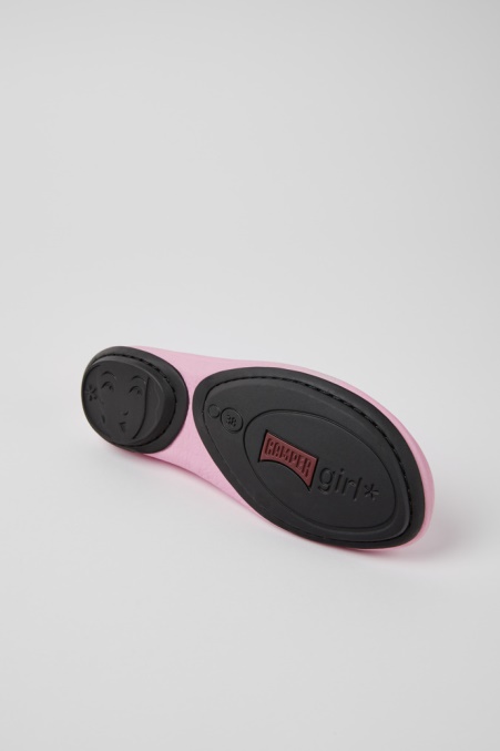 Exklusive Camper De Right Rosa Lederschuhe Für Damen