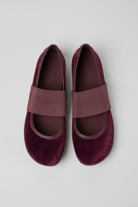 Design Rechts Bordeaux Ballerinas Camper De