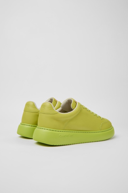 Design Runner K21 Grüne Ledersneaker Für Herren Camper De