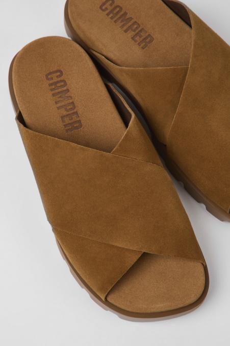 Design Brutus Sandale Braun Nubuk Sandalen Herren Camper De