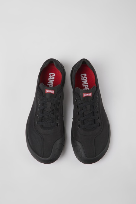 Camper De Path Schwarze Textilsneaker Für Herren Neu Eingetroffen