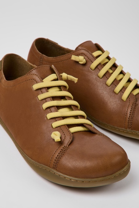 Camper De Design Peu Braune Lederschuhe Für Herren