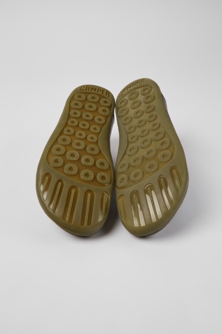 Camper De Peu Grüne Lederschuhe Für Herren Neu Eingetroffen