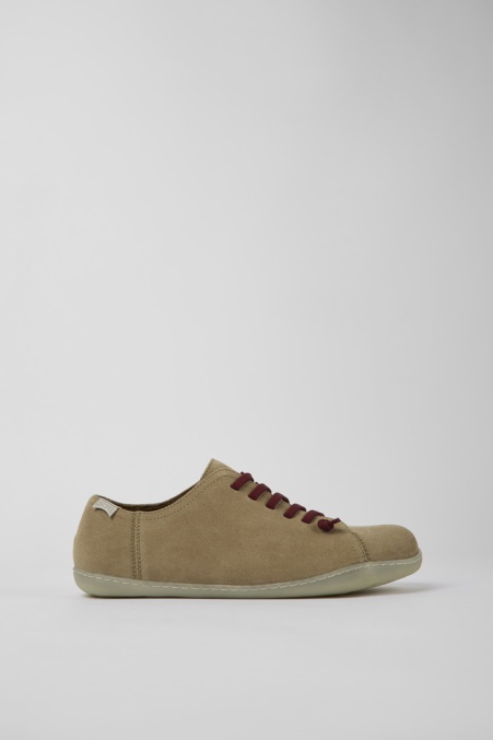 Camper De Peu Beige Nubukschuhe Für Herren Neu Eingetroffen