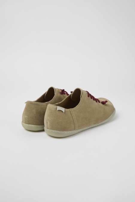 Camper De Peu Beige Nubukschuhe Für Herren Neu Eingetroffen