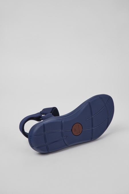 Camper De Design Match Blaue Textilsandalen Für Herren