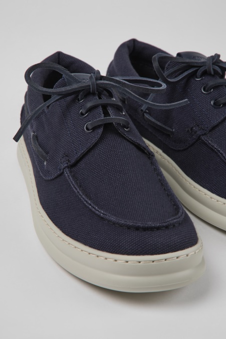 Design Runner Blaue Textilsneaker Für Herren Camper De