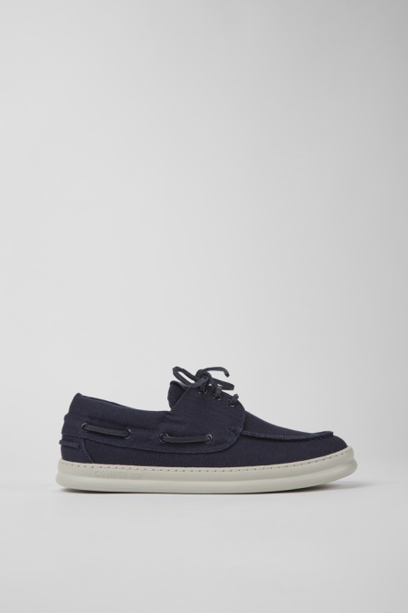 Design Runner Blaue Textilsneaker Für Herren Camper De