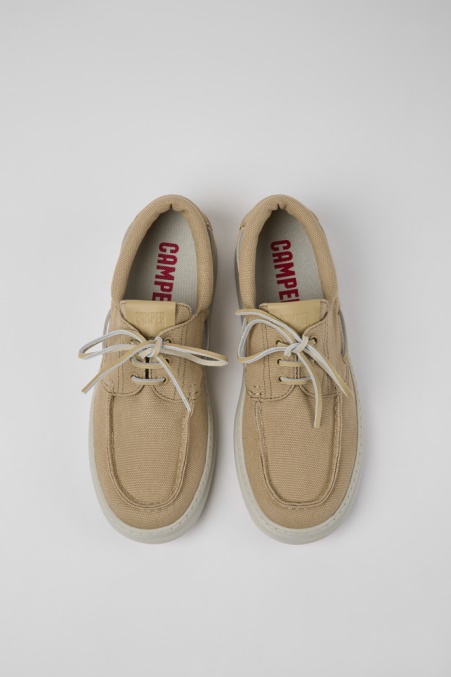 Runner Beige Textilsneaker Für Herren Exklusiv Camper De