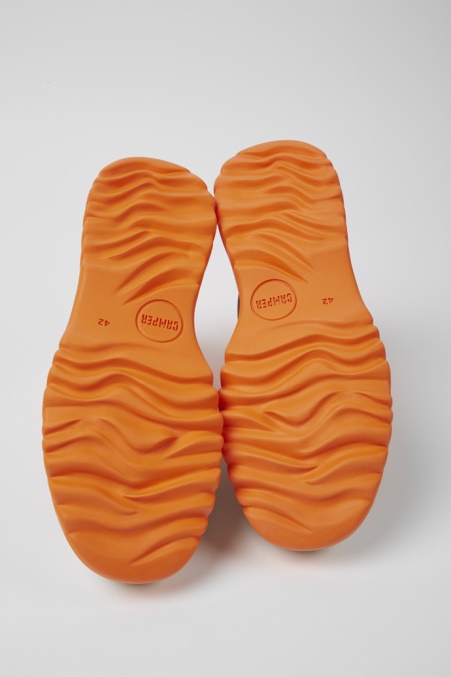 Camper De Design Teix Orange Und Beige Stiefeletten Für Herren