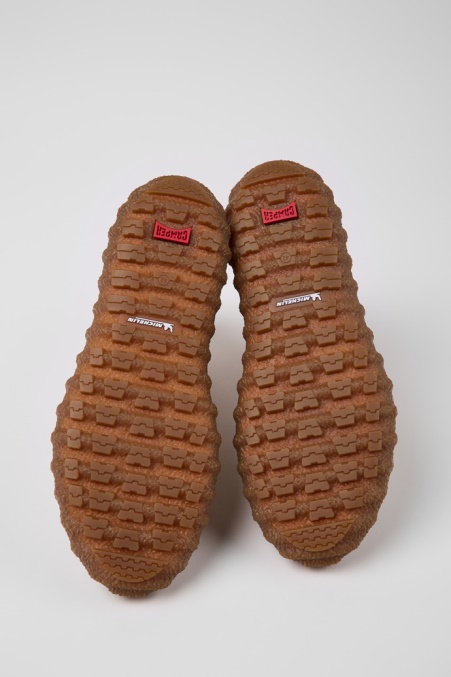 Bodenbeige Stiefeletten Aus Textil Und Leder Für Herren Camper De Neu Eingetroffen