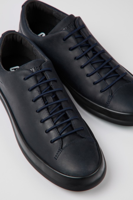 Camper De Design Chasis Marineblaue Lederschuhe Für Herren