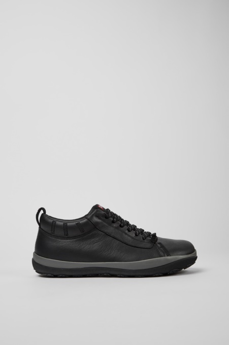 Camper De Design Peu Pista Gore-tex Schwarze Lederschuhe Für Herren