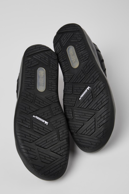 Camper De Design Peu Pista Gore-tex Schwarze Lederschuhe Für Herren