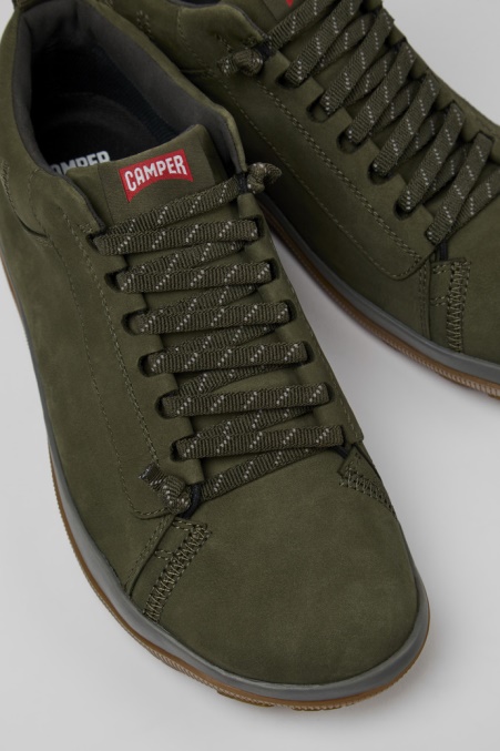 Design Peu Pista Gore-tex Grüne Nubukschuhe Für Herren Camper De