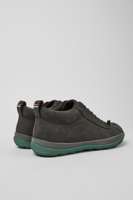 Camper De Design Peu Pista Gore-tex Graue Nubukschuhe Für Herren