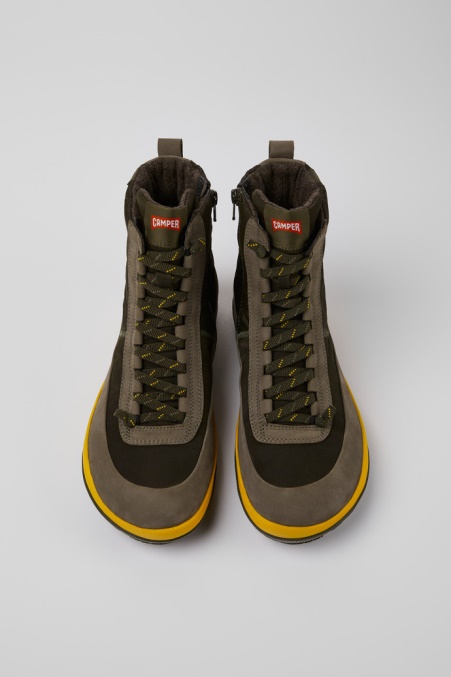 Peu Pista Grüne Stiefel Für Herren Camper De Neu Eingetroffen