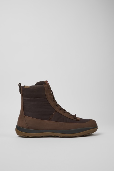 Camper De Design Peu Pista Braune Stiefel Für Herren