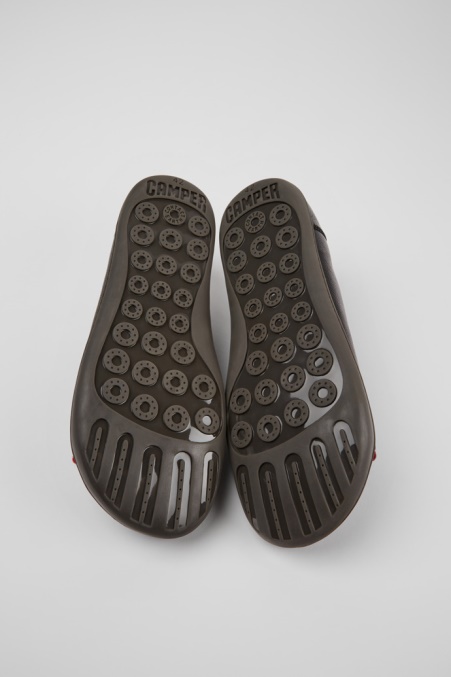 Design Twins Schwarze Leder- Und Wollschuhe Für Herren Camper De