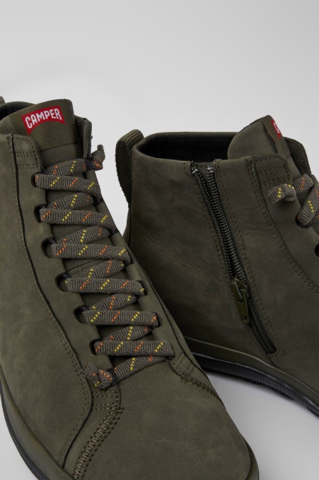 Peu Pista Gore-tex Grüne Nubukstiefeletten Für Herren Exklusiv Camper De