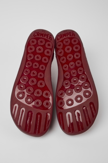 Peu Bordeaux Schuhe Aus Wolle Und Viskose Für Herren Camper De Neu Eingetroffen