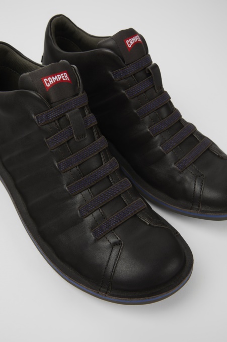 Camper De Design Beetle Dunkelbraune Lederstiefeletten Für Herren