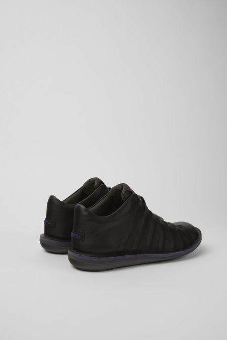 Camper De Design Beetle Dunkelbraune Lederstiefeletten Für Herren