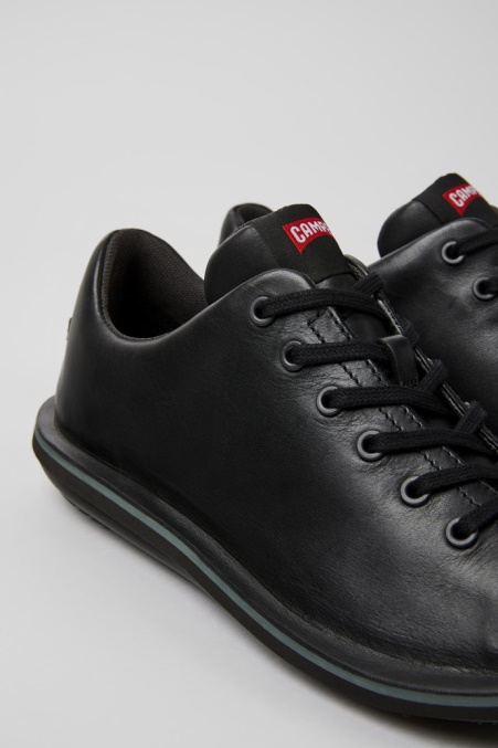 Design Beetle Schwarze Lederschuhe Herren Camper De