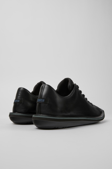 Design Beetle Schwarze Lederschuhe Herren Camper De