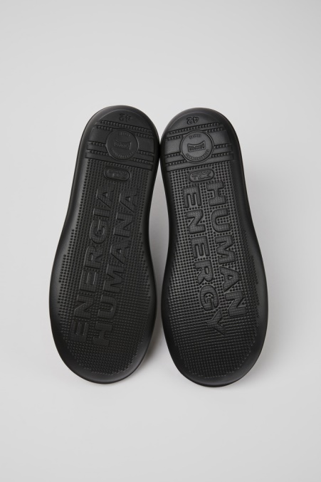 Beetle Schwarze Lederstiefeletten Für Herren Exklusiv Camper De