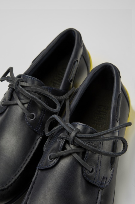 Camper De Peu Circuit Blaue Lederschuhe Für Herren Neu Eingetroffen