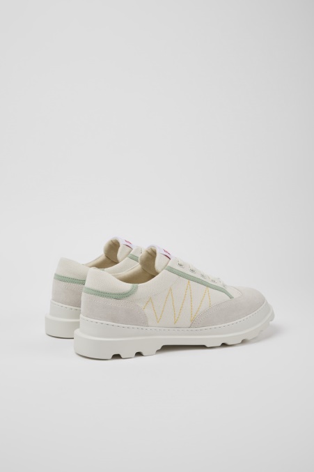 Camper De Brutus Sneaker Für Herren In Weiß Grau Und Grün Neu Eingetroffen