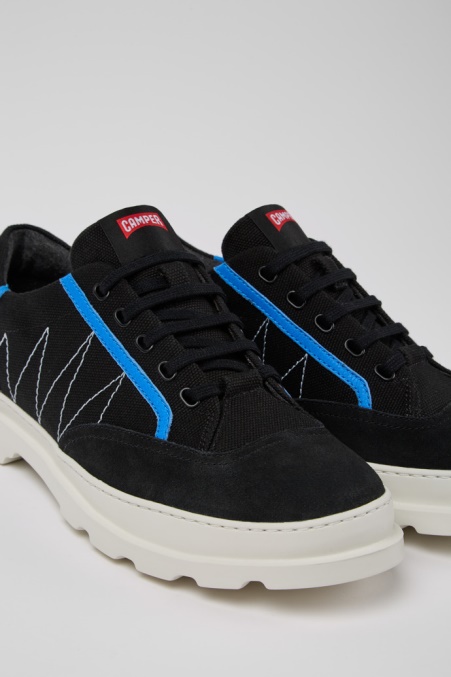 Design Brutus Schwarze Und Blaue Turnschuhe Für Herren Camper De