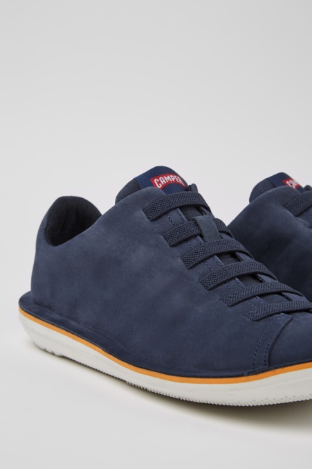 Design Beetle Blue Nubuk Sneaker Für Herren Camper De