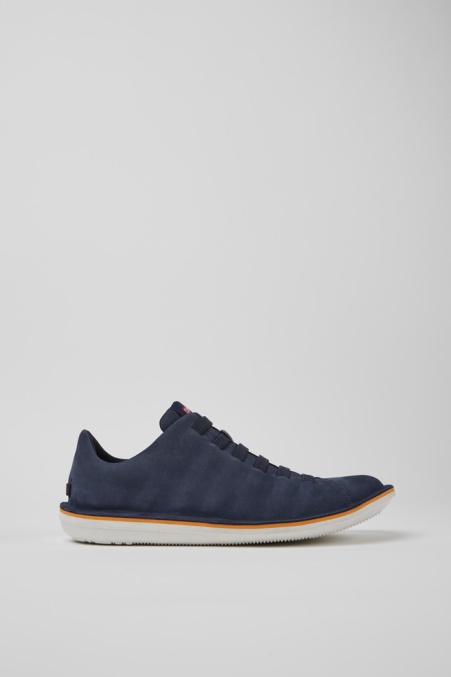 Design Beetle Blue Nubuk Sneaker Für Herren Camper De