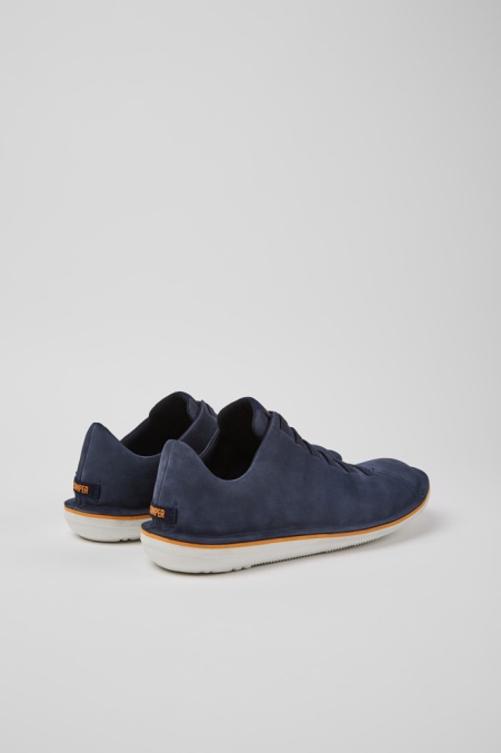 Design Beetle Blue Nubuk Sneaker Für Herren Camper De