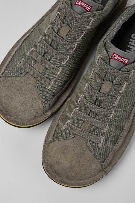 Käfergraue Nubuk-sneakers Für Herren Exklusiv Camper De