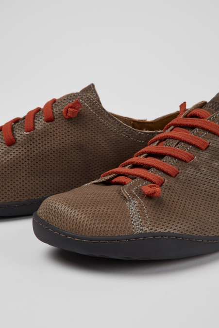 Design Peu Braune Lederschuhe Für Herren Camper De
