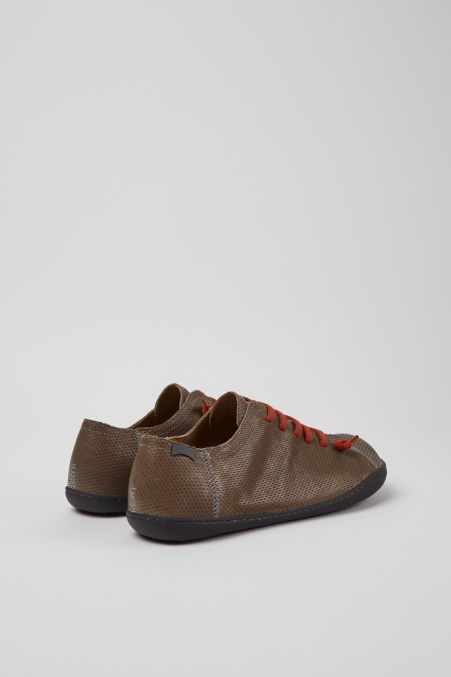 Design Peu Braune Lederschuhe Für Herren Camper De